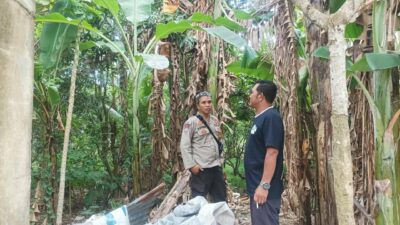 Polsek Batulayar Dorong Warga Sandik Manfaatkan Lahan Kosong untuk Ketahanan Pangan