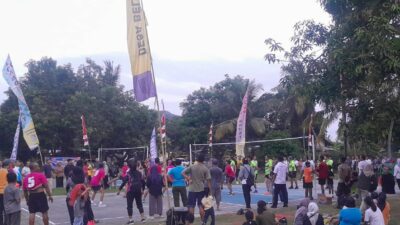 Atmosfer Persaudaraan dan Sportivitas di Voli Bhayangkara Lombok Barat
