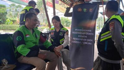 Hari Bhayangkara Polres Lombok Barat Gelar Pemeriksaan Kesehatan