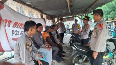 Polres Lombok Barat Gelar Penyuluhan Kamtibmas di Pasar Gerung