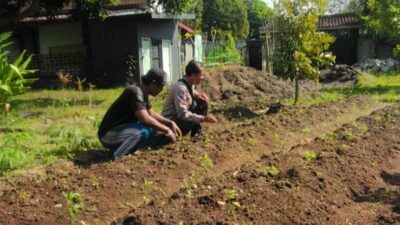 Polri Dukung Ketahanan Pangan Desa Senteluk, Lombok Barat