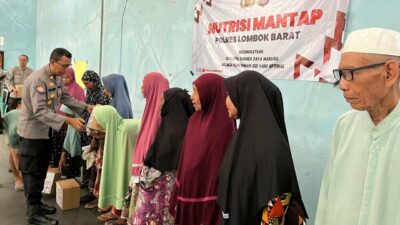 Kepedulian Polri Terwujud di Kediri lewat Bantuan Sembako Hari Bhayangkara