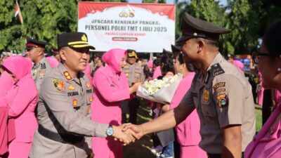 Upacara Kenaikan Pangkat Polres Lombok Barat: Momentum Profesionalisme