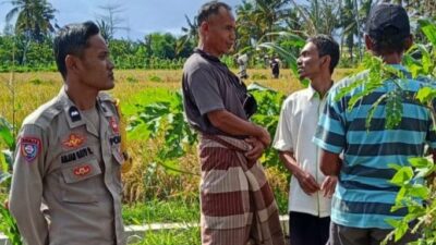 Peran Polisi di Tengah Sawah: Ketahanan Pangan Dimulai dari Dusun Rumak Barat