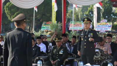 Polres Lombok Barat Gaungkan Astacita dalam Peringatan Hari Bhayangkara