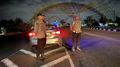 Patroli Blue Light Polsek Kediri Cegah Kejahatan Jalanan di Jalur Rawan BIL Lombok Barat