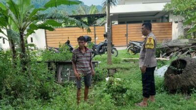 Bhabinkamtibmas Senggigi Dorong Warga Krandangan Kembangkan Ketahanan Pangan