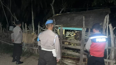 Polsek Sekotong Gencar Patroli Dini Hari, Fokus Amankan Ternak Warga