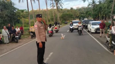 Kapolsek Sekotong Tegaskan Komitmen Lindungi Tradisi Lokal