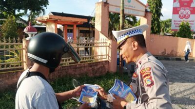 Operasi Zebra Rinjani 2025, Polres Lobar Kampanyekan Keselamatan Jalan ke Wali Murid dan Siswa