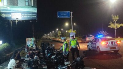 Blue Light Patrol Satlantas Lombok Barat, Aman Tanpa Balap Liar