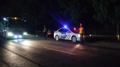 Malam Bebas Kendaraan di Gerung Berlangsung Lancar dan Tertib