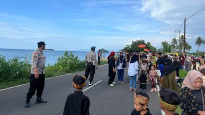 Lalu Lintas Sekotong Kondusif Saat Prosesi Adat Nyongkolan